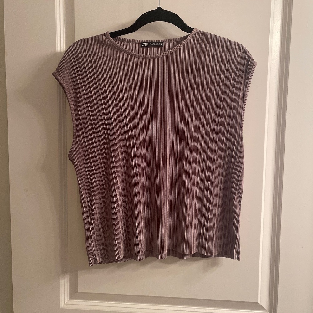 Brown/gold Zara tank top